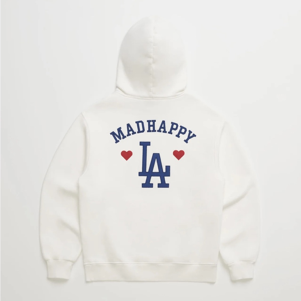 Madhappy Dodgers Heart Fleece Hoodie - Picture 4 of 9